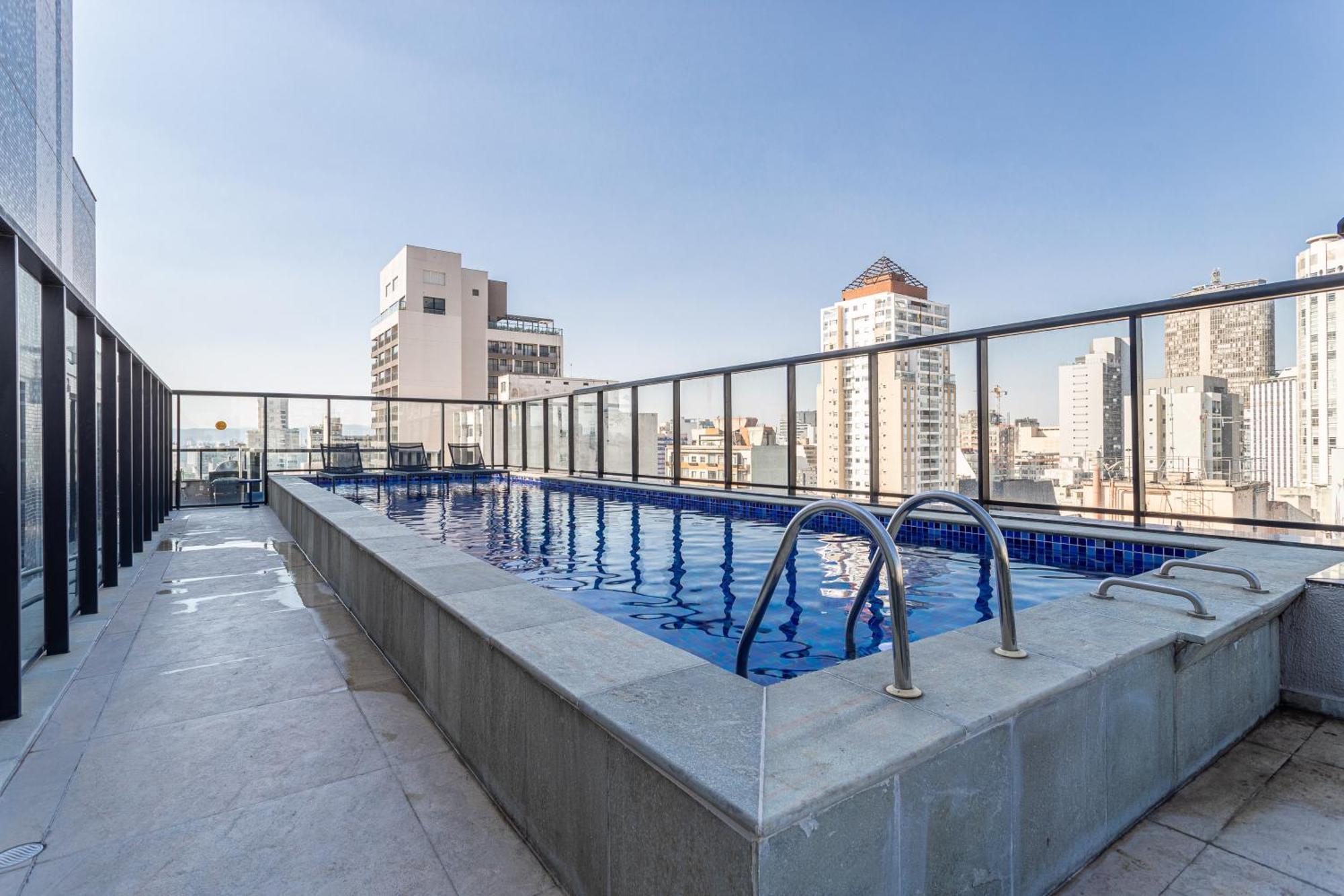 Predio Completo Na Consolacao Com Piscina No Rooftop - Share Consolacao Сао Паоло Екстериор снимка